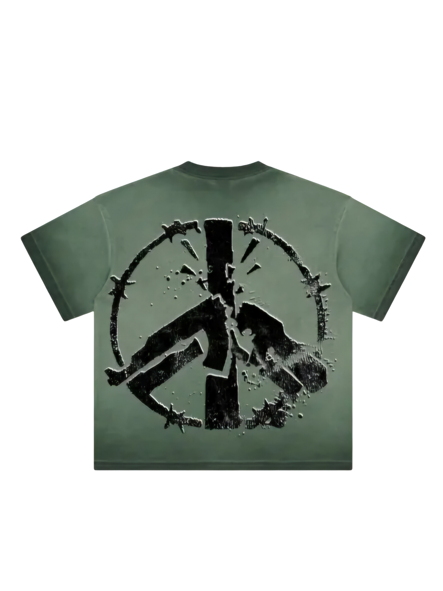 "WORLD UNITY" GREEN TEE