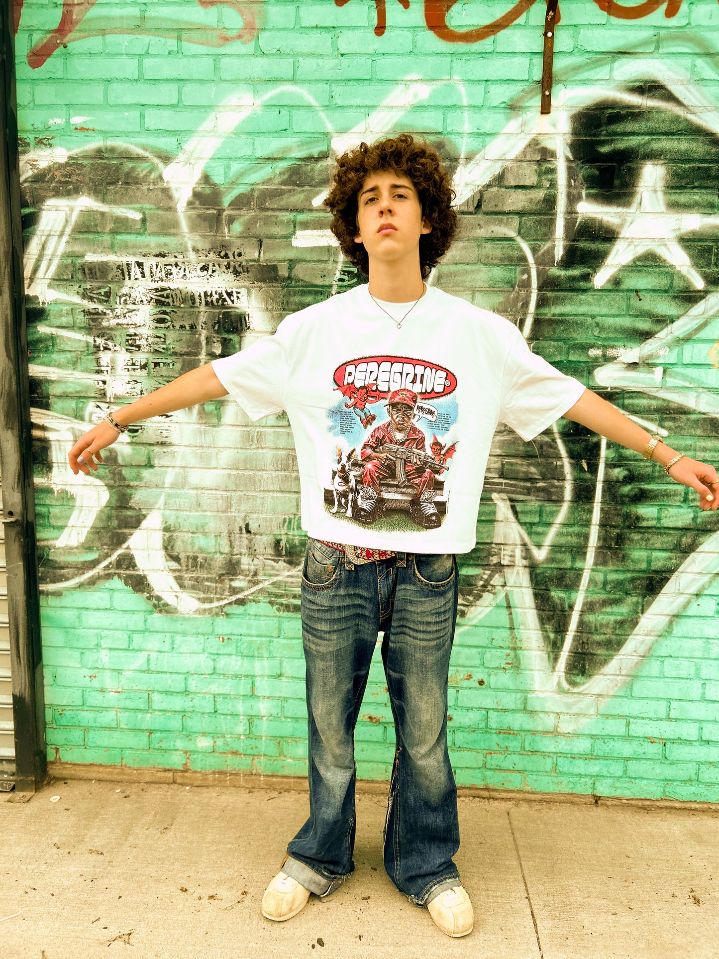 "CRIMINAL MIND" BOXY TEE