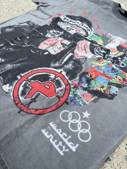 "WORLD UNITY" GRAY TEE