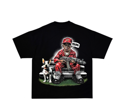 "CRIMINAL MIND" BOXY TEE