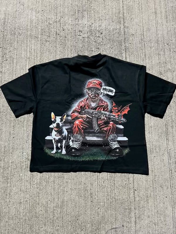 "CRIMINAL MIND" BOXY TEE