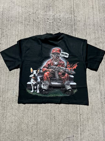 "CRIMINAL MIND" BOXY TEE