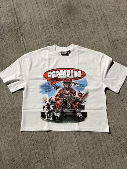 "CRIMINAL MIND" BOXY TEE