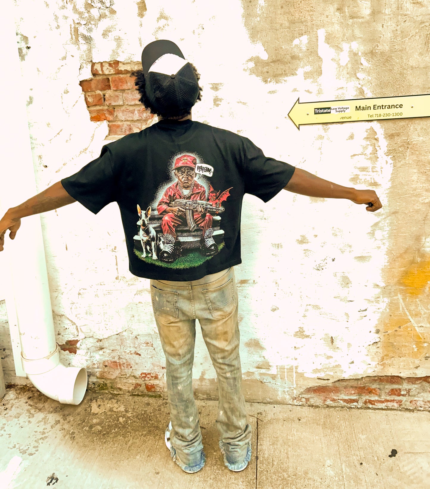 "CRIMINAL MIND" BOXY TEE